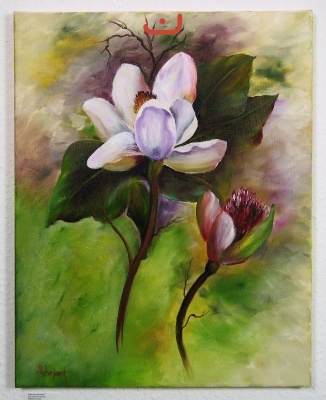 Magnolien jenkins Art Ölbild 10127