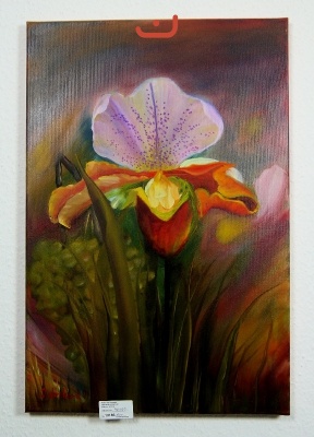 Orchidee Ilse Wernhard Ölbild 10183
