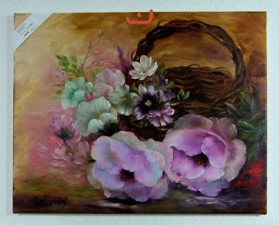 Rosen im Korb Jenkins Art Ölbild 10430
