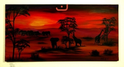 Afrika Ilse Wernhard Ölbild 10220
