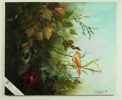 Vogel im Blaetterwald Jenkins Art Ölbild 10455