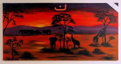 Afrika Ilse Wernhard Ölbild 10492
