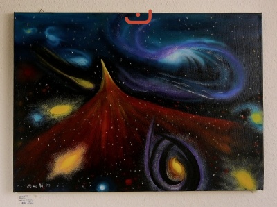 Galaxie Ilse Wernhard Ölbild 10224